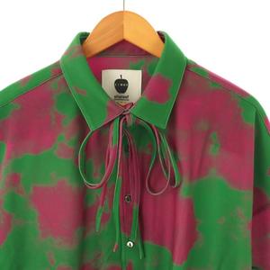シャリーフ SHAREEF FOG PT S/S SHIRTS半袖シャツ 前開き 1 ピンク 緑 /NR ■OS ■SH メンズ