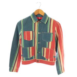 ラルフローレン RALPH LAUREN ヴィンテージストライプカバーオール ジャケット 9 マルチカラー /DF ■OS レディース