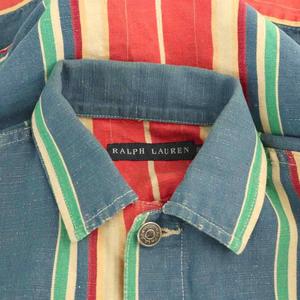 ラルフローレン RALPH LAUREN ヴィンテージストライプカバーオール ジャケット 9 マルチカラー /DF ■OS レディース