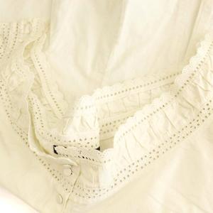 ラルフローレン RALPH LAUREN フリル オフショルブラウス シャツ ノースリーブ 11 アイボリー /ES ■OS ■SH レディース