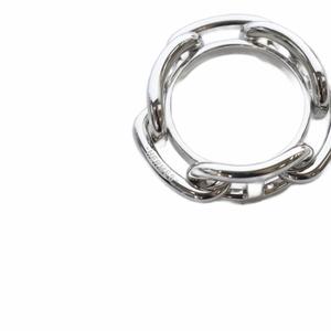 エルメス HERMES シェーヌダンクル スカーフリング シルバー色 /SR