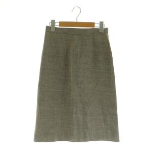ラルフローレン RALPH LAUREN コットンリネンヘリンボーンスカート ロング タイト ヴィンテージ 9 グレージュ /MY ■OS ■SH レディース