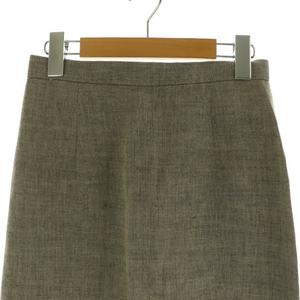 ラルフローレン RALPH LAUREN コットンリネンヘリンボーンスカート ロング タイト ヴィンテージ 9 グレージュ /MY ■OS ■SH レディース