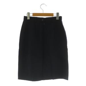 ラルフローレン RALPH LAUREN ウールタイトスカート 膝丈 9 ネイビー /MY ■OS ■SH レディース