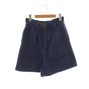 ラルフローレン RALPH LAUREN グルカショーツ タック 9 紺 ネイビー /AT ■OS ■SH レディース