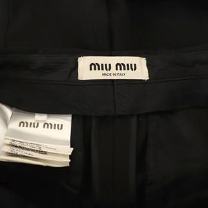 ミュウミュウ miumiu グラン ドゥ プードル パンツ スラックス 36