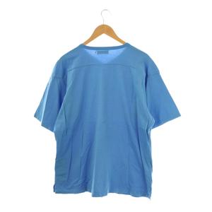 ノンネイティブ nonnative COACH S/S V-NECK TEE COTTON JERSEY OVERDYED Tシャツ カットソー 半袖 2 ブルー NN-C4618 /DF ■OS メンズ