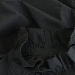 カグレ かぐれ 25SS コットンフリルカラーシャツ 長袖 F グレー /AT  