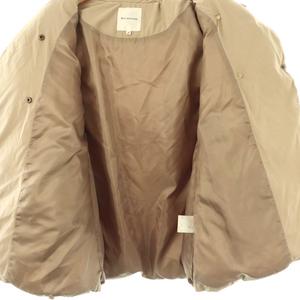 ボンメルスリー BON MERCERIE ダウンジャケット アウター 総裏地 36 ベージュ /CX ■OS レディース