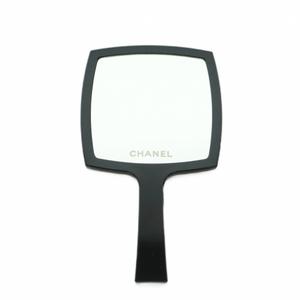 シャネル CHANEL ノベルティ 手鏡 ハンドミラー ココマーク 黒 ブラック /MI ■OS レディース