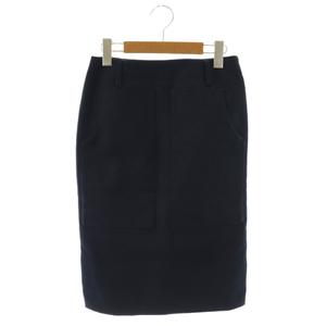 チノ CINOH コットン タイトスカート 膝丈 36 ネイビー /HK ■OS レディース