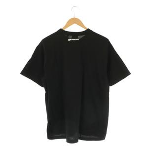 バーバリー BURBERRY 8030916 GLOBE STAR プリント クルーネック Tシャツ カットソー 半袖 コットン S 黒 /NR ■OS メンズ