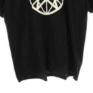 バーバリー BURBERRY 8030916 GLOBE STAR プリント クルーネック Tシャツ カットソー 半袖 コットン S 黒 /NR ■OS メンズ