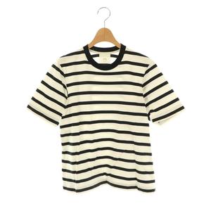 チノ CINOH HPS別注 REFINA COMPACT T-SHIRT Tシャツ カットソー 半袖 38 白 ホワイト 黒 ブラック /AT ■OS レディース