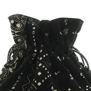 ジャンティバンティ GENTIL BANDIT 巾着バッグ スエード バンダナ柄