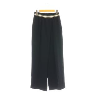 チノ CINOH AP STUDIO別注 ワイドパンツ イージー ストレッチ 38 ネイビー ホワイト /CX ■OS レディース