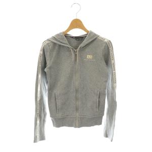 アルマーニエクスチェンジ A/X ARMANI EXCHANGE フードジップパーカー フーディー XS グレー /DF ■OS レディース