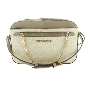 マイケルコース MICHAEL KORS ジェットセット ラージ ロゴ クロスボディ バッグ Jet Set Large Logo Crossbody Bag ショルダー グレー 35S1GTTC9B /SS ■OS レディース