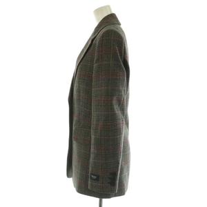 プラダ PRADA 24AW P524OE Single-Breasted Prince Of Wales Checked Jacket チェックジャケット テーラード アウター ウール 36 グレー マルチカラー /NR ■OS レディース