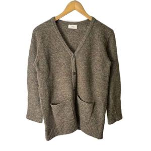 イエナ IENA EYESラメポケット付きカーディガン  ニットカーディガン カーディガン ブラウン■SH レディース