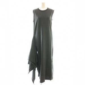 チノ CINOH アシンメトリックジャージードレス ワンピース ロング 38 チャコールグレー /DF ■OS レディース