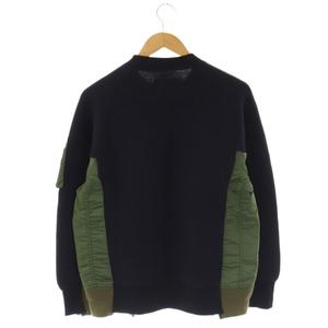 サカイ sacai SCM-032 Sponge Sweat×MA-1 Pullover スウェット 