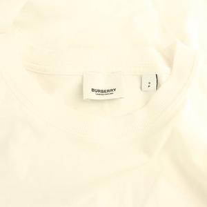 バーバリー BURBERRY コットンプリントTシャツ カットソー S 白 ホワイト /CX ■OS メンズ
