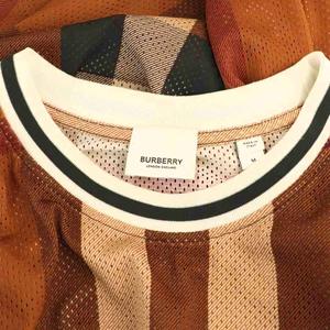 バーバリー BURBERRY チェック ベスト メッシュ タンクトップ M 茶 ベージュ /NR ■OS ■SH メンズ