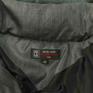 ミッシェルクランオム M.K HOMME ハイネック ダウンジャケット 46 グレー /MY ■OS レディース