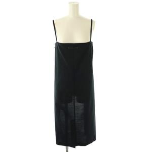 エムエムシックス メゾンマルジェラ MM6 Maison Margiela スリップドレス ワンピース キャミソール ロング ストライプ 40 紺 /NR ■OS ■SH レディース