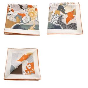 未使用品 エルメス HERMES スカーフ カレ90 CA DECOIFFE! サ・デコワフ 