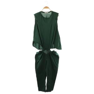 ラブレス LOVELESS セパレート風オールインワン サロペット 36 ダークグリーン /ES ■OS レディース