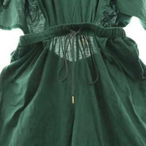 ラブレス LOVELESS セパレート風オールインワン サロペット 36 ダークグリーン /ES ■OS レディース