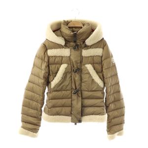 モンクレール MONCLER GRENOBLE ALVERNIA ダウンジャケット ジップアップ 164 ベージュ /HK ■OS キッズ