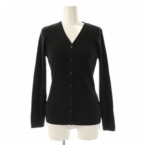 ラルフローレン RALPH LAUREN カーディガン ニット 長袖 M ダークグレー /HK ■OS レディース