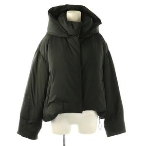 スナイデル SNIDEL 23AW 2way ショート ダウンジャケット フード付き F ブラック /ES ■OS レディース