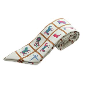 エルメス HERMES Couvertures et Tenues de Jour ツイリー スカーフ シルク 総柄 マルチカラー /MI ■OS ■OH レディース