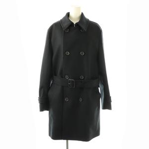 未使用品 マッキントッシュ MACKINTOSH ウール ダブルブレスト コート アウター 40 ネイビー /HK ■OS ■AD レディース