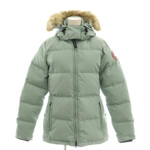 カナダグース CANADA GOOSE CHELSEA PARKA ダウンジャケット アウター コヨーテファー S ライトブルーグリーン 3804L /CX■OS レディース
