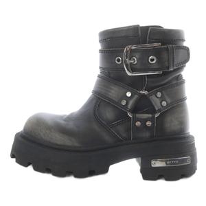 エイティーズ EYTYS DOMINIQUE ブーツ ショート 24.7cm グレー F316001 /SR レディース