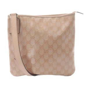 グッチ GUCCI GGスプリーム クロスボディ ショルダーバッグ ピンクベージュ /SR ■OH レディース