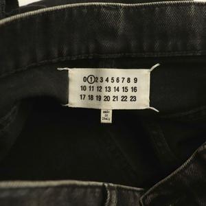 メゾンマルジェラ 1 Maison Margiela 1 23AW S51LA0051 S30743 デニムパンツ ダメージ加工 40 ブラック /HK ■OS ■SH レディース