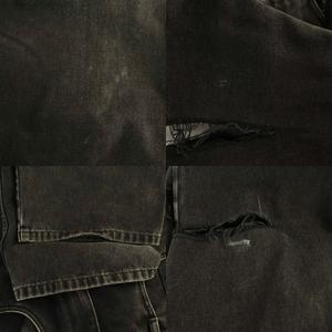 メゾンマルジェラ 1 Maison Margiela 1 23AW S51LA0051 S30743 デニムパンツ ダメージ加工 40 ブラック /HK ■OS ■SH レディース
