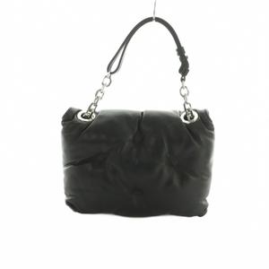 メゾンマルジェラ 11 Maison Margiela 11 Glam Slam チェーンショルダーバッグ ソフトレザー フラップ ナンバータグ 黒 SB3WG0041 /MI ■OS レディース