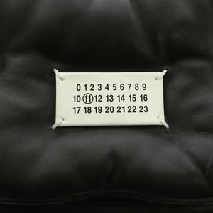 メゾンマルジェラ 11 Maison Margiela 11 Glam Slam チェーンショルダーバッグ ソフトレザー フラップ ナンバータグ 黒 SB3WG0041 /MI ■OS レディース