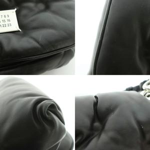 メゾンマルジェラ 11 Maison Margiela 11 Glam Slam チェーンショルダーバッグ ソフトレザー フラップ ナンバータグ 黒 SB3WG0041 /MI ■OS レディース