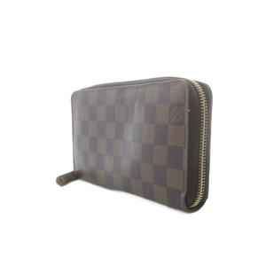 ルイヴィトン LOUIS VUITTON ジッピーウォレット 長財布 ラウンドファスナー 小銭入れ 札入れ 茶色 ブラウン ダミエ 市松模様 総柄 N41661 /RI ■OS ■OH レディース