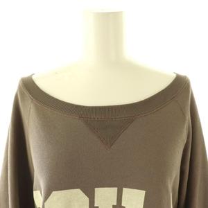 リヴドロワ RIVE DROITE 25AW Yossshiiii企画 ワイドロゴカットソー カットオフ F モカ /DF ■OS レディース