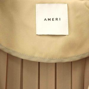 アメリヴィンテージ Ameri VINTAGE シースルーバックプリーツトレンチコート ベージュ /ES ■OS レディース