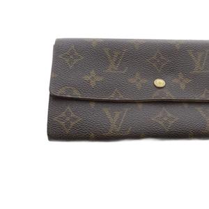 ルイヴィトン LOUIS VUITTON モノグラム ポシェット ポルト モネ クレディ 長財布 茶色 ブラウン M61723 /SR ■OH レディース